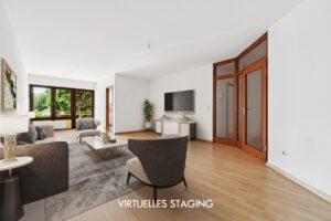 Wohnzimmer - Virtuelles Staging